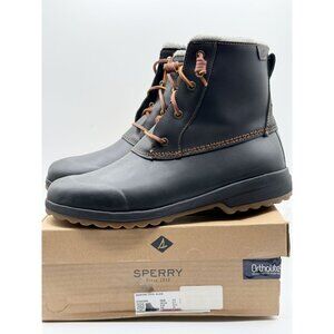 SPERRY Maritime Repel Waterpoof‎ Rubber Toe Boots Size 12 Womens Black